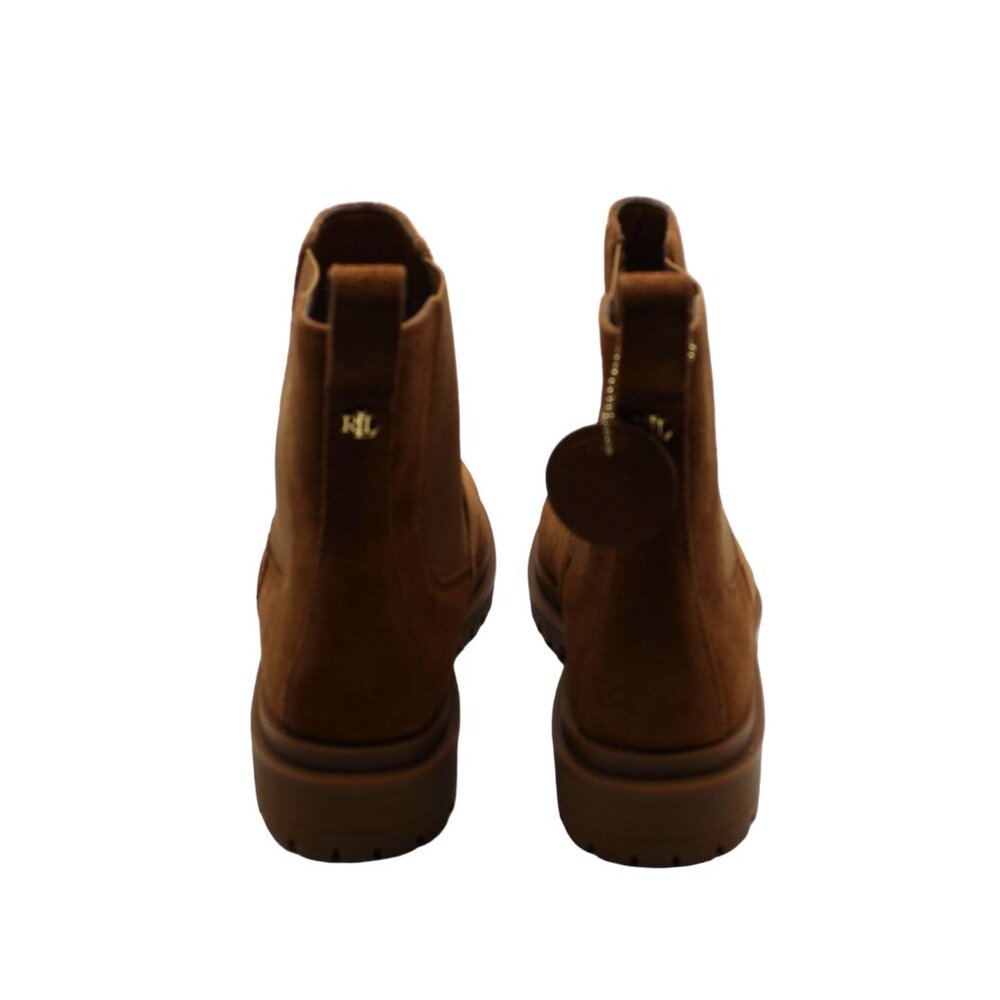 Lauren Ralph Lauren Womens Leather Ankle Booties - Picture 8 of 8